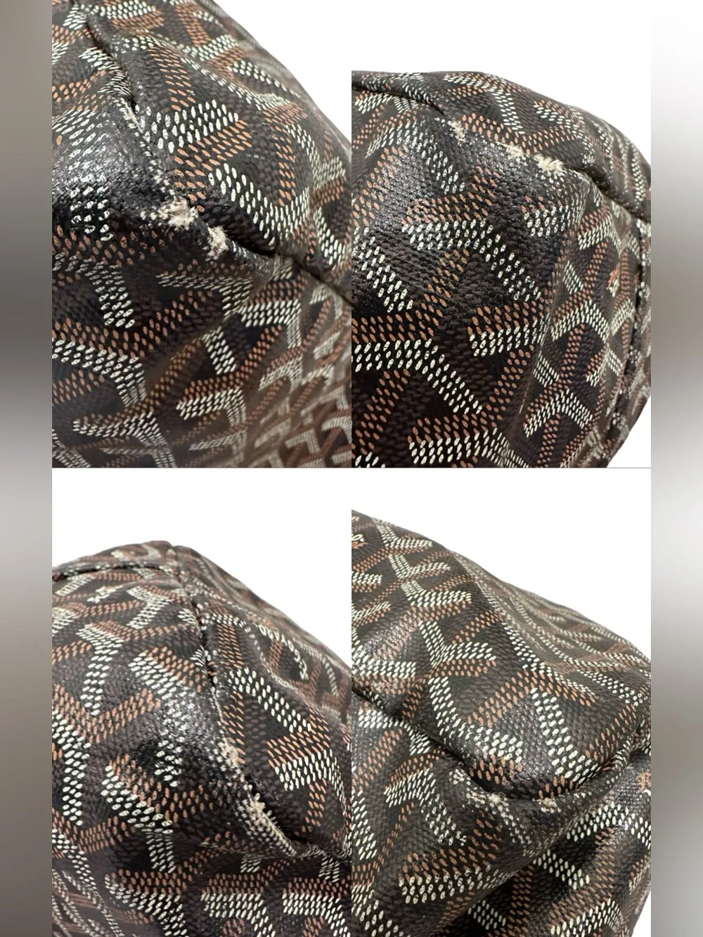 *EUC* Goyard Saint Louis GM Tote Black/Tan w/ Pouch